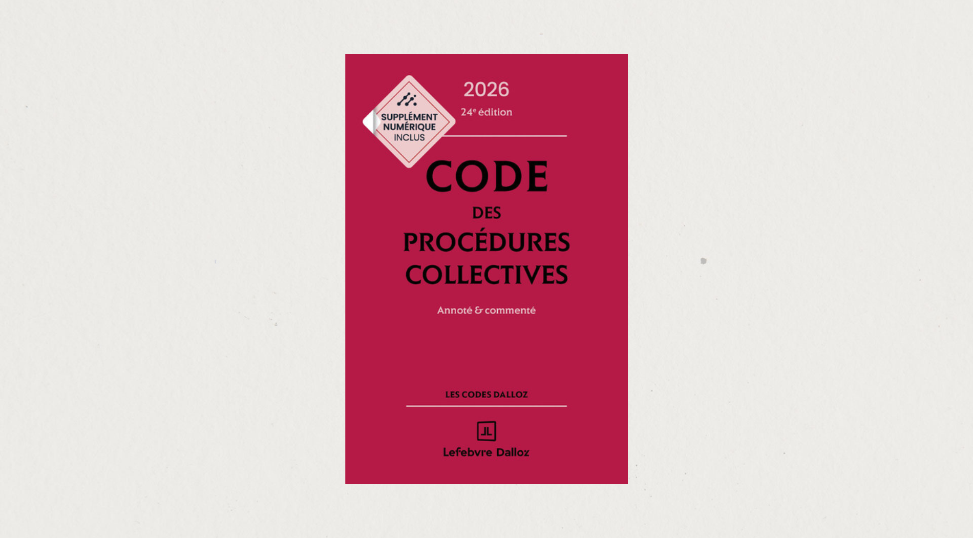 Illustration de l'article Code des procédures collectives – Édition 2026
